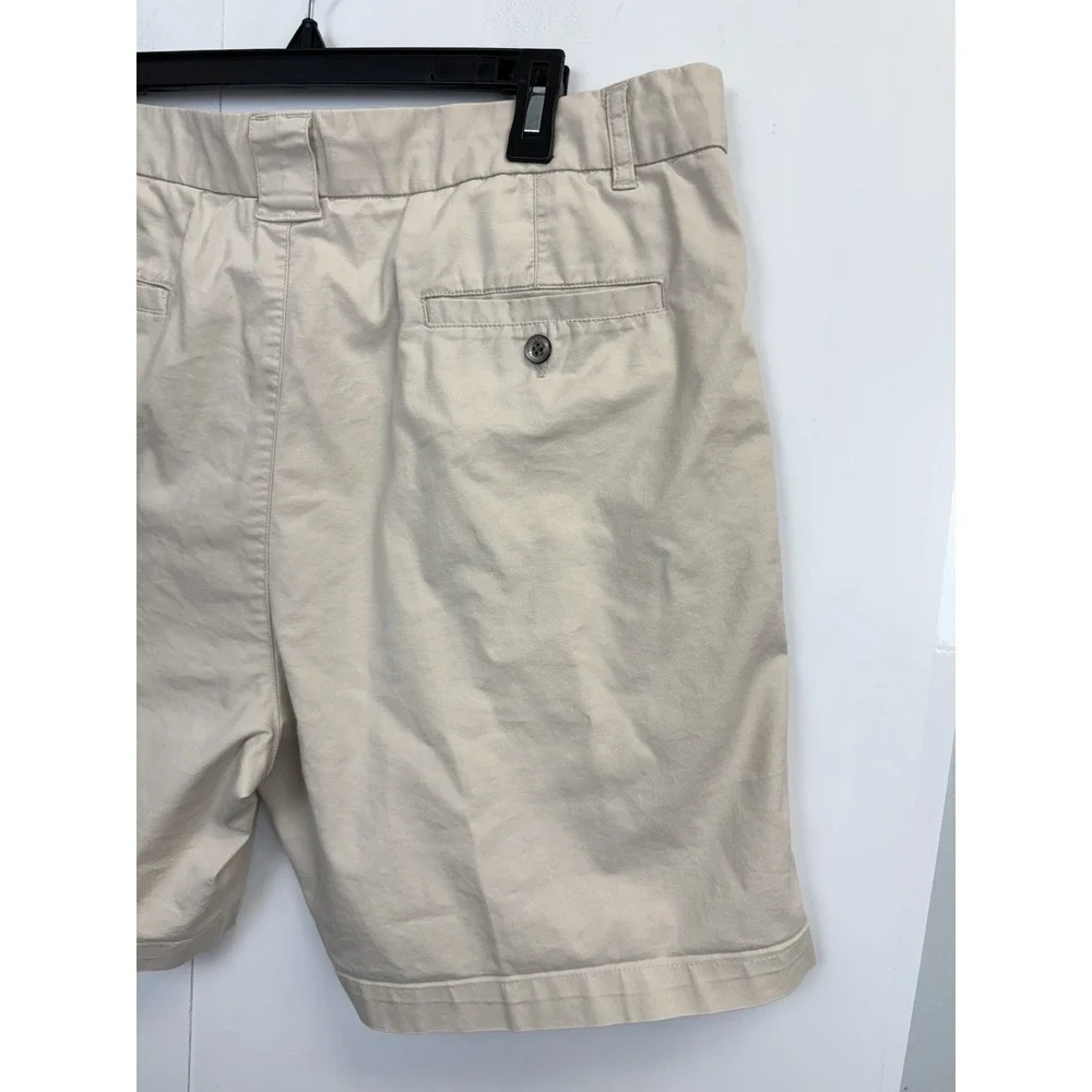 Austin Reed‎ London Chino Golf Shorts Men's Size 38 Pleated 8'' Inseam Stretch